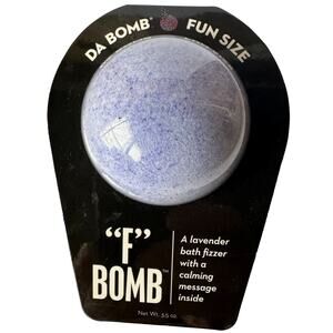 "F" Bomb BATH BOMB Lavender Bath Fizzer Da Bomb Handmade MADE IN THE USA